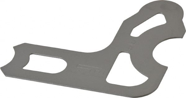 SPI - 3/8 Inch Radius Gage - Satin Chrome Finish, Steel - Exact Tooling