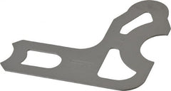 SPI - 3/8 Inch Radius Gage - Satin Chrome Finish, Steel - Exact Tooling