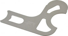 SPI - 1/2 Inch Radius Gage - Satin Chrome Finish, Steel - Exact Tooling