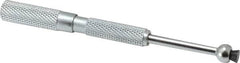 SPI - 0.3 to 0.4 Inch Measurement, 1-9/16 Inch Gage Depth, Small Hole Gage - 3 Inch Overall Length, Satin Chrome Finish, Full Ball - Exact Tooling