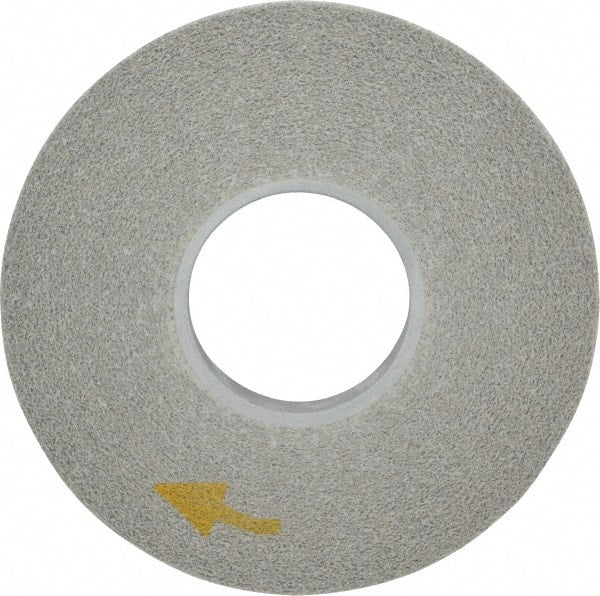 3M - 8" Diam, 1" Face Width, 3" Center Hole, Medium Grade, Aluminum Oxide Deburring Wheel - Convolute, Hard Density 8 Grade, 4,500 RPM - Exact Tooling