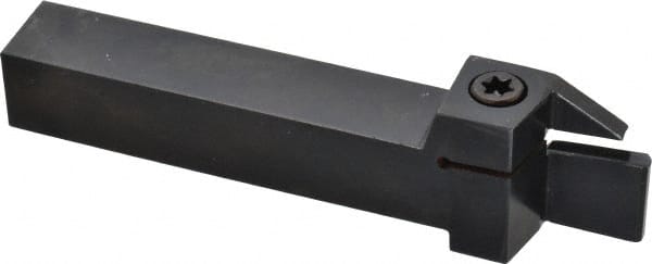 Kennametal - External Thread, 3/4" Max Depth of Cut, 5mm Min Groove Width, 5" OAL, Right Hand Indexable Grooving Cutoff Toolholder - 3/4" Shank Height x 3/4" Shank Width, A4..05.. Insert Style, A4SM Toolholder Style, Series A4 - Exact Tooling