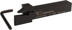 Kennametal - 0.79" Max Depth of Cut, 6mm Min Groove Width, 5" OAL, Right Hand Indexable Grooving Cutoff Toolholder - 6 Seat Size, 3/4" Shank Height x 3/4" Shank Width, A4..06.. Insert Style, A4SM Toolholder Style, Series A4 - Exact Tooling