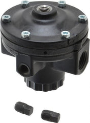 Norgren - 1/2 NPT Port, 70 CFM, Zinc/Aluminum Air Pilot Operated Regulator - 10 to 400 psi Range, 400 Max psi Supply Pressure, 3.38" Wide x 3.3" High - Exact Tooling