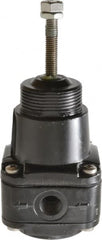 Norgren - 1/4 NPT Port, 17 CFM, Aluminum Instrumentation Regulator - 0.6 to 30 psi Range, 290 Max psi Supply Pressure, 1/4" Gauge Port Thread, 2.48" Wide x 5.71" High - Exact Tooling