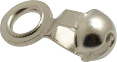 Made in USA - 11/16 Inch Long Nickel Plated Brass End Coupling - For Trade Size Number 13 Ball Chains - Exact Tooling