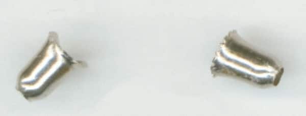 Made in USA - 11/32 Inch Long Nickel Plated Brass Detachable Sleeve - For Trade Size Number 13 Ball Chains - Exact Tooling