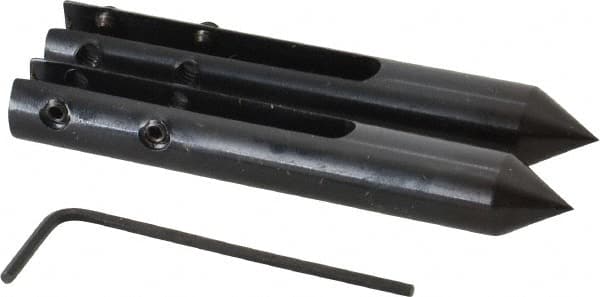 Starrett - Stainless Steel Caliper Centerline Attachment - 1 Piece, For Use with 798 Series Electronic Calipers - Exact Tooling