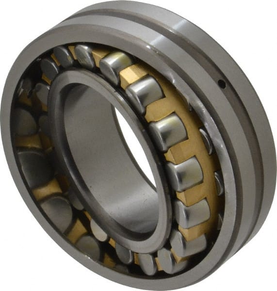 Value Collection - 1.9685" Bore Diam, 18,200 Lbs. Dynamic Capacity, Straight Spherical Roller Bearing - 3.5433" Outside Diam, 21,800 Lbs. Static Capacity, 0.9055" Thick - Exact Tooling