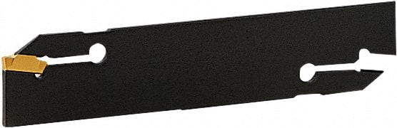 Seco - 1.26" Blade Height, 0.157" Blade Width, 5.9" OAL, Double End Indexable Cut-Off Blade - CFMN 32 Blade, MDT Series - Exact Tooling