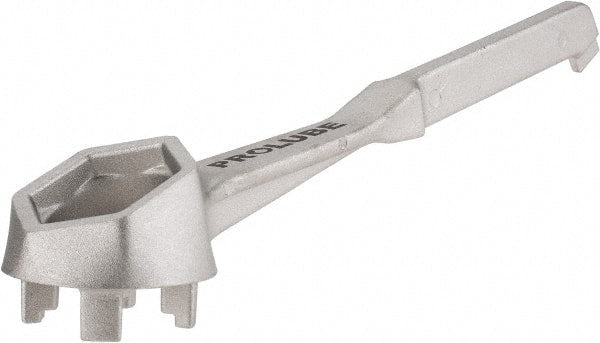 Value Collection - 10-1/2" Long Non-Sparking Aluminum Drum Plug Wrench - For Use with 2" and 3/4" Bungs - Exact Tooling