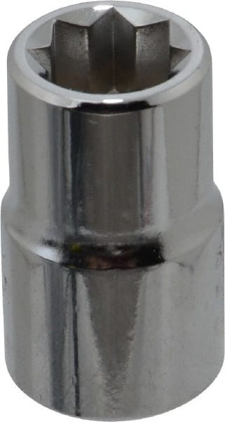 Proto - 7/16", 1/2" Drive, Standard Hand Socket - 8 Points, 1-7/16" OAL, Alloy Steel, Chrome Finish - Exact Tooling