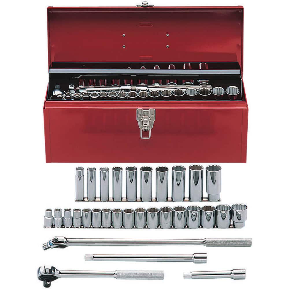 Martin Tools - 36 Pc 1/2" Drive Socket Set Socket Set - Exact Tooling
