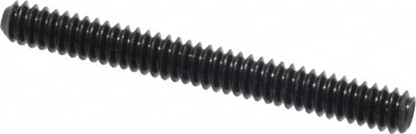 Value Collection - #4-40 UNC, 1" OAL, Cup Point Set Screw - Grade 8 Alloy Steel, 0.05" Key - Exact Tooling