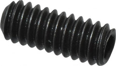 Value Collection - #5-40 UNC, 5/16" OAL, Cup Point Set Screw - Grade 8 Alloy Steel, 1/16" Key - Exact Tooling