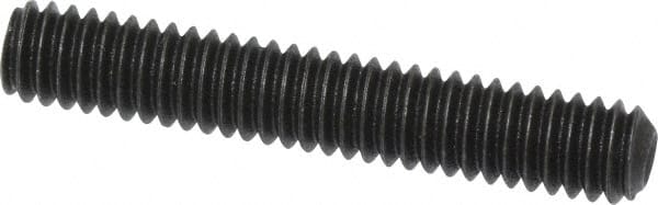 Value Collection - #8-32 UNC, 1" OAL, Cup Point Set Screw - Grade 8 Alloy Steel, 5/64" Key - Exact Tooling