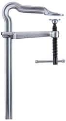 Bessey - 4-3/4" Deep Throat, 18" Max Capacity, Bend Sliding Arm Clamp - 1,100 Lb Clamping Pressure, 0.7" Spindle Diam - Exact Tooling