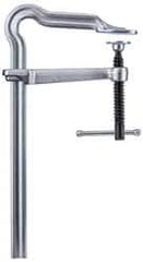 Bessey - 4-3/4" Deep Throat, 18" Max Capacity, Bend Sliding Arm Clamp - 1,100 Lb Clamping Pressure, 0.7" Spindle Diam - Exact Tooling