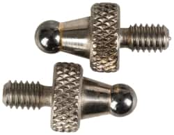 NES - #4-48, 1/8" Ball Diam, Carbide Ball Contact Point - 1/4" Contact Point Length - Exact Tooling