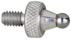 NES - #4-48, 7/64" Ball Diam, Carbide Ball Contact Point - 1/4" Contact Point Length - Exact Tooling