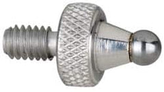 NES - #4-48, 7/64" Ball Diam, Carbide Ball Contact Point - 1/4" Contact Point Length - Exact Tooling