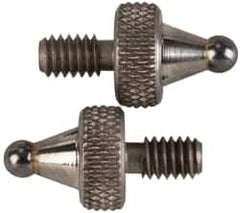 NES - #4-48, 3/32" Ball Diam, Carbide Ball Contact Point - 1/4" Contact Point Length - Exact Tooling