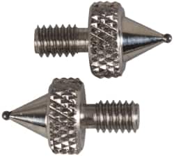 NES - #4-48, 1/16" Ball Diam, Carbide Ball Contact Point - 1/4" Contact Point Length - Exact Tooling