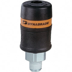 Dynabrade - Male NPT Pneumatic Hose Coupler - 1/4" Body Diam - Exact Tooling