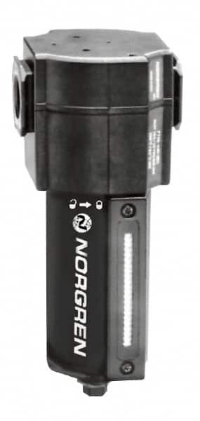 Norgren - 3/4" Port, 7.71" High x 3.15" Wide General Purpose Filter STD with Polycarbonate Bowl, Automatic Drain - Exact Tooling