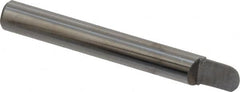 Accupro - 3/16" Shank Diam, 1-1/2" OAL, 3/16" Cut Diam, Ball Engraving Cutter - 1/4" LOC, 1 Flute, Right Hand Cut, Micrograin Solid Carbide, Uncoated - Exact Tooling