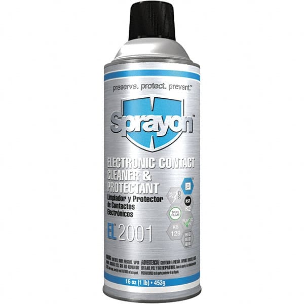 Sprayon - 16 oz Aerosol Cleaner/Degreaser - Aerosol, Alkaline, Unscented - Exact Tooling
