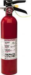 Kidde - 2.6 Lb, 1-A:10-B:C Rated, Dry Chemical Fire Extinguisher - 3-1/4" Diam x 15" High, 100 psi, 15' Discharge in 12 sec, Rechargeable, Seamless Aluminum Cylinder - Exact Tooling