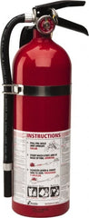 Kidde - 5 Lb, 3-A:40-B:C Rated, Dry Chemical Fire Extinguisher - 4-1/2" Diam x 16.07" High, 195 psi, 18' Discharge in 15 sec, Rechargeable, Seamless Aluminum Cylinder - Exact Tooling