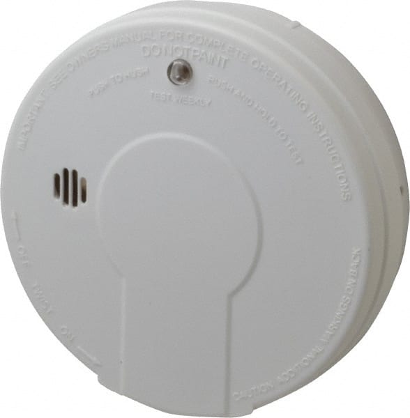 Kidde - 5 Inch Diameter, Smoke Alarm - 85 dB Decibel Rating, 9V Battery Included, Tamper Resistant - Exact Tooling