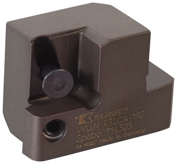 Kennametal - Series Railroad, Left Hand, WLLN Toolholder Compatibility, LNUX Insert Compatibility, Indexable Turning Cartridge - Screw Holding Method, 30mm Max Depth of Cut, 45mm OAL x 22.6mm OAW x 32mm OAH - Exact Tooling