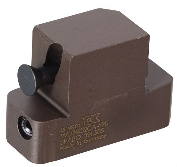 Kennametal - Series Railroad, Left Hand, WLFN Toolholder Compatibility, LNUX Insert Compatibility, Indexable Turning Cartridge - Screw Holding Method, 19mm Max Depth of Cut, 45mm OAL x 18.6mm OAW x 32mm OAH - Exact Tooling