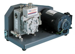 Welch Vacuum - 1/2 hp Rotary Vane Vaccum Pump - 115/230 Volts, 5.6 CFM, 20" Long x 12" Wide x 15" High - Exact Tooling