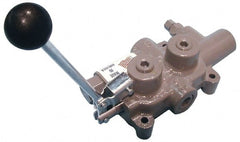 Prince - 30 GPM 3/4 Inlet Cast Iron Hydraulic Control Valve - 4-1/8" High x 4-5/8" Wide x 3-11/32" Long - Exact Tooling