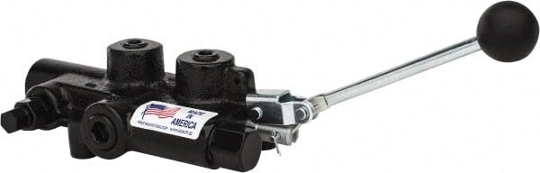 Prince - 25 GPM 3/4 Inlet Cast Iron Hydraulic Control Valve - 5-1/8" Wide x 12-1/2" Long - Exact Tooling