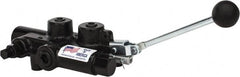 Prince - 25 GPM 3/4 Inlet Cast Iron Hydraulic Control Valve - 5-1/8" Wide x 12-1/2" Long - Exact Tooling