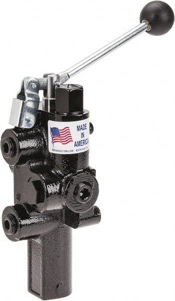 Prince - 20 GPM 1/2 Inlet Cast Iron Hydraulic Control Valve - 4-1/4" Wide x 12-1/4" Long - Exact Tooling