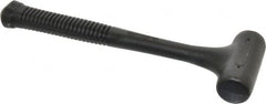 Value Collection - 10 oz Head 1-1/4" Face Diam Steel Dead Blow Hammer - 10-5/8" OAL, Steel Handle - Exact Tooling