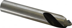 Interstate - 1" Body Diam, 90°, 6" OAL, High Speed Steel Spotting Drill - Exact Tooling