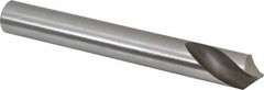 Interstate - 1" Body Diam, 90°, 8" OAL, High Speed Steel Spotting Drill - Exact Tooling
