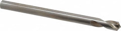 Interstate - 3/8" Body Diam, 120°, 5" OAL, High Speed Steel Spotting Drill - Exact Tooling