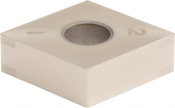 Sumitomo - 4NC-CNGA431 Grade BNC200 PCBN Turning Insert - TiN Finish, 80° Diamond, 1/2" Inscr Circle, 3/16" Thick, 1/64" Corner Radius - Exact Tooling