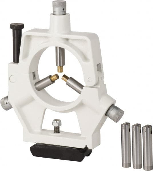 Clausing - Steady Lathe Rest - Compatible with Toolroom Lathes, 3/8 to 9-3/8" Workpiece Diam - Exact Tooling