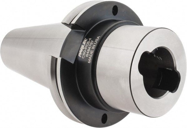 Parlec - PC6 Inside Modular Connection, Boring Head Taper Shank - Modular Connection Mount, 2.72 Inch Projection, 2.52 Inch Nose Diameter - Exact Tooling