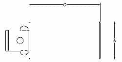 Parlec - PC6 Modular Connection, 2.5 Inch Diameter, Tool Holder Blank - 9 Inch Projection Gage Line to Nose End - Exact Tooling