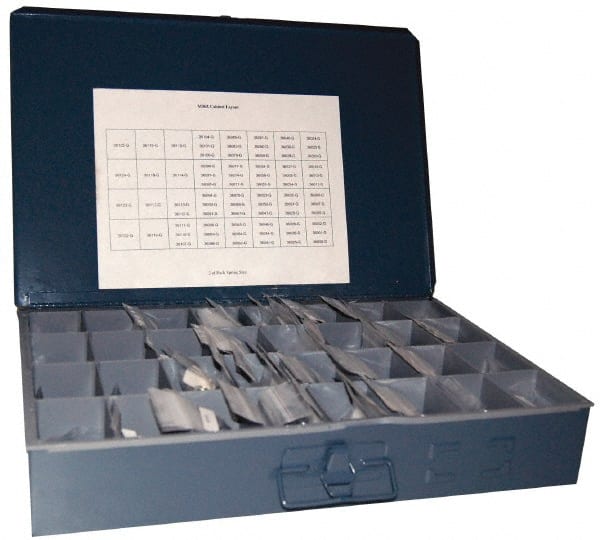 Gardner Spring - 75 Piece, Stainless Steel Precision Compression Spring Assortment - 75 Sizes - Exact Tooling